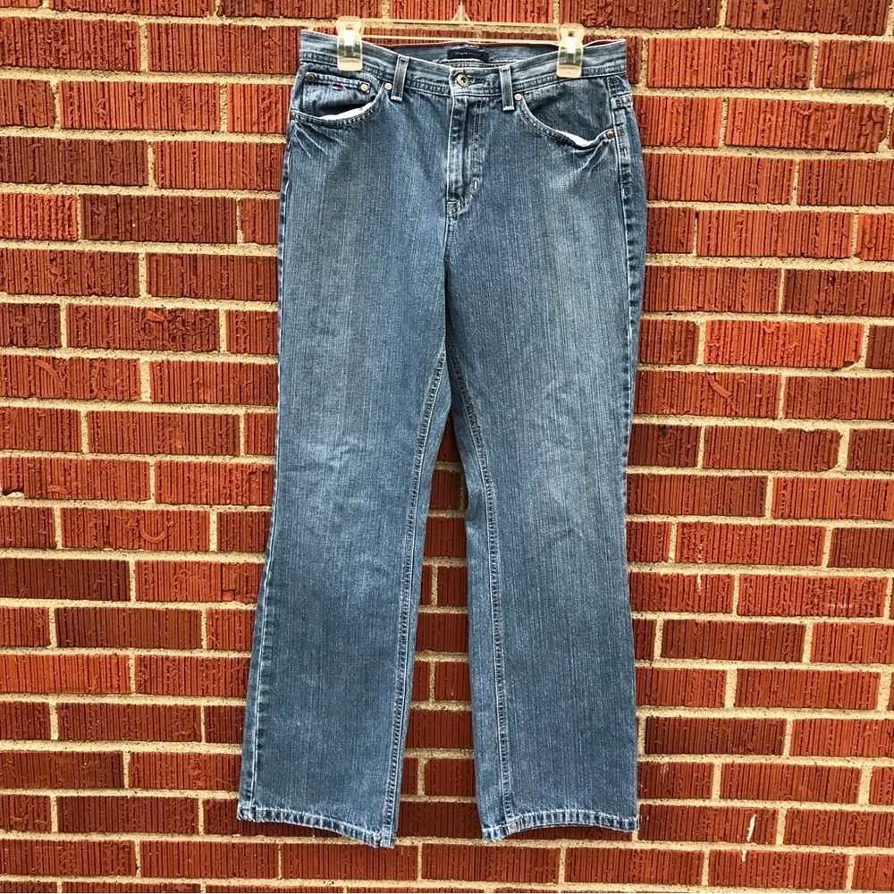 Vintage Tommy Hilfiger womens blue jeans size 10 medium wash boot cut Y2K